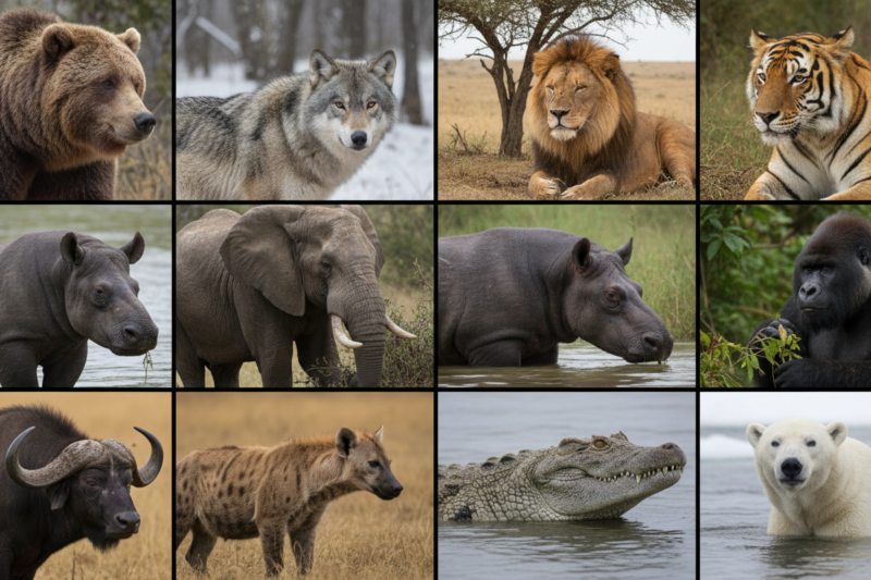 Never make eye contact with these 12 wild animals, according to biologists