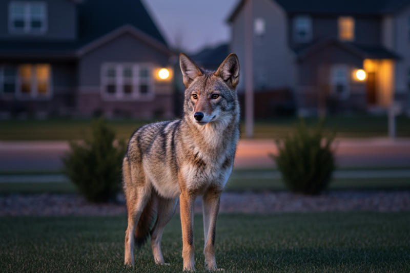 If You See a Coyote in Your Yard, Experts Say Do This Immediately