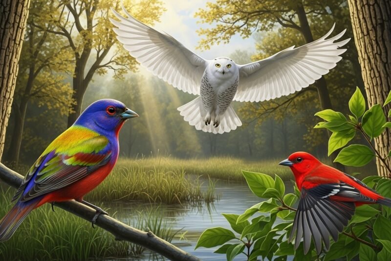 Wings of Wonder: The 10 Most Beautiful Birds Found in America 