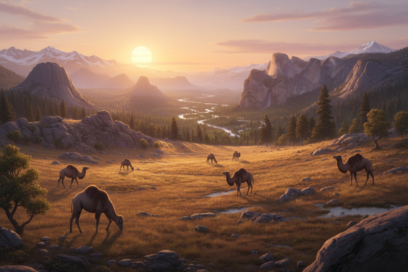 Giant Camels You Didn’t Expect to Find in North America 