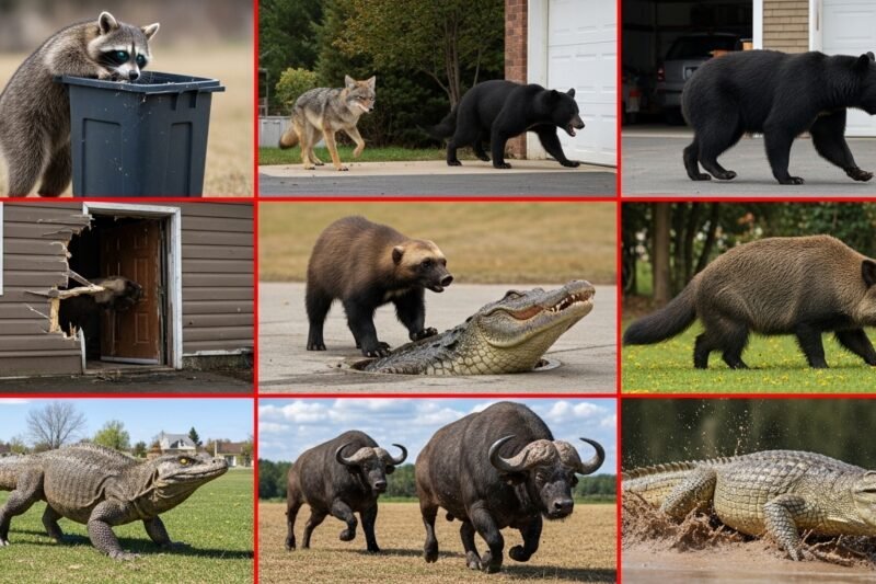 10 Fearsome Animals That Often Live Near People