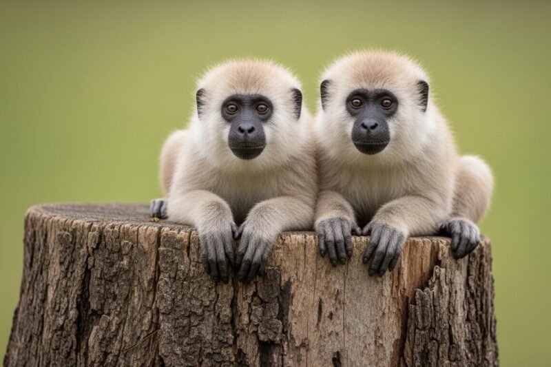 Abandoned Baby Monkey Finds Comfort in a Stuffed Companion