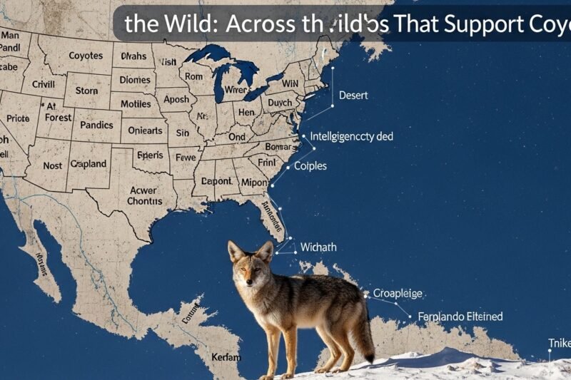 Across the Wild: The States That Support the Most Coyotes