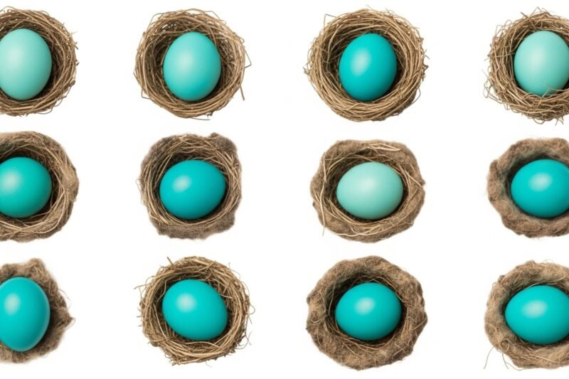 Birds That Lay Dreamy Blue Eggs in Nature