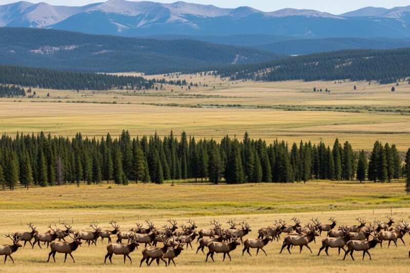 U.S. States Where Elk Still Move in Huge Numbers